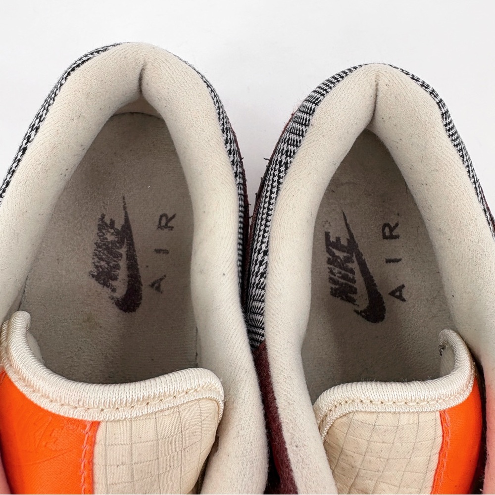 NIKE Men's Air Max 1 Houndstooth in the Bronze Eclipse Suede US 11.5 - Picture 10 of 13